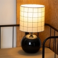 Atmosphera - Lámpara de mesa TIMÉO 1xE14/60W/230V negro/blanco