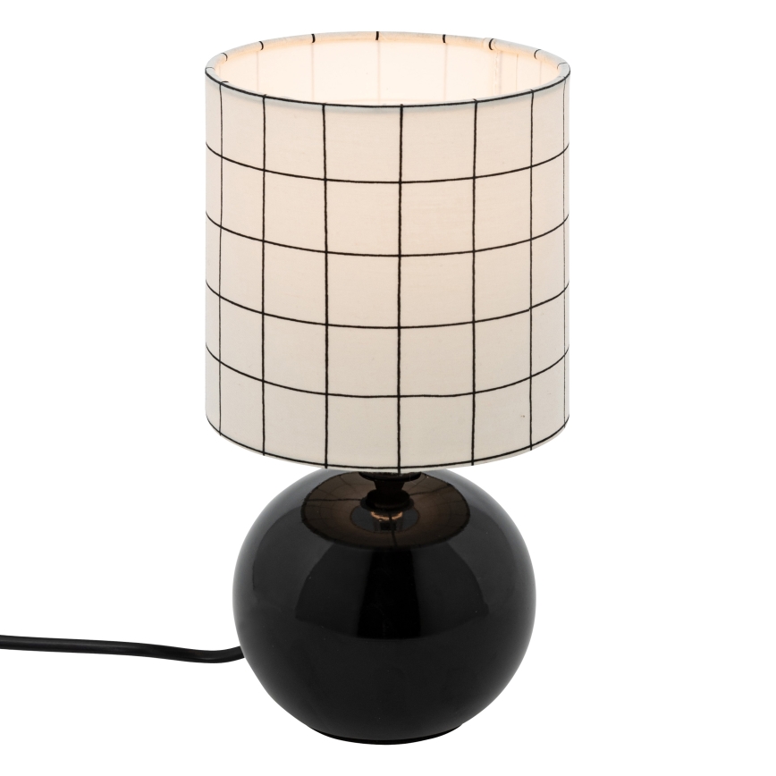 Atmosphera - Lámpara de mesa TIMÉO 1xE14/60W/230V negro/blanco