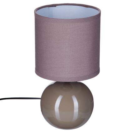 Atmosphera - Lámpara de mesa TIMÉO 1xE14/60W/230V taupe