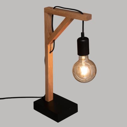Atmosphera - Lámpara de mesa WILD 1xE27/25W/230V pino