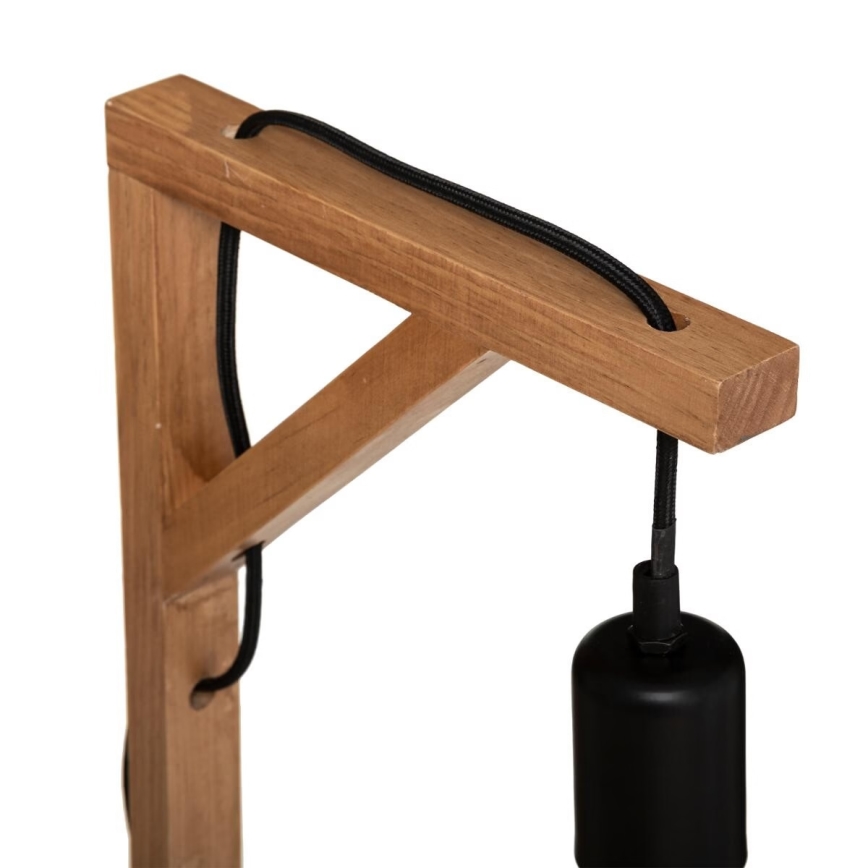 Atmosphera - Lámpara de mesa WILD 1xE27/25W/230V pino