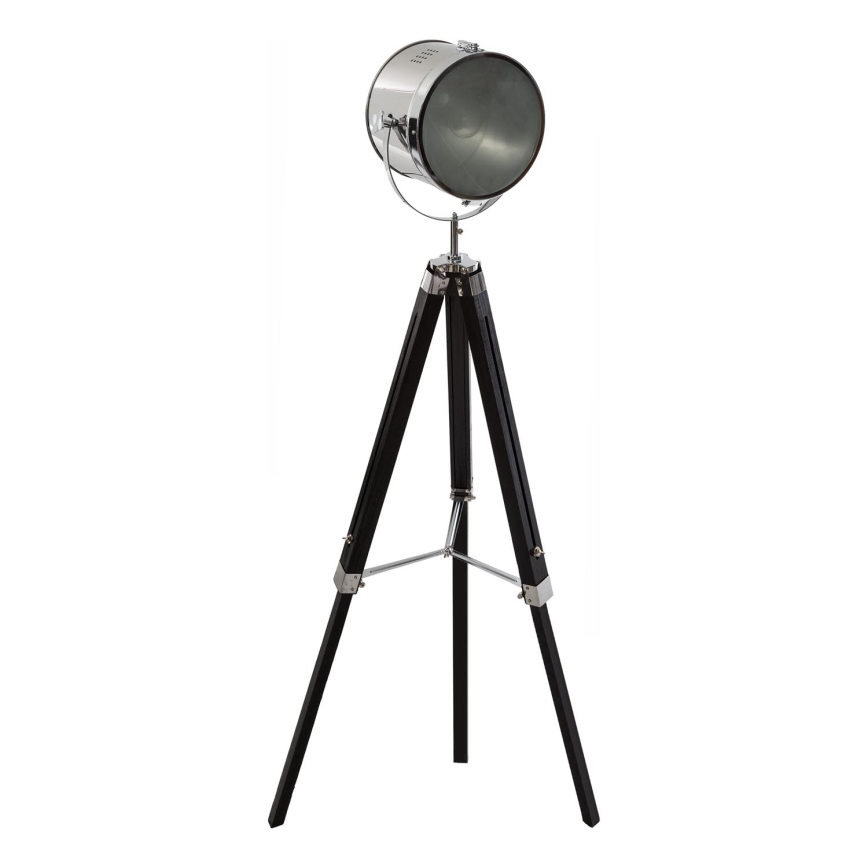 Atmosphera - Lámpara de pie EBOR 1xE27/25W/230V pino/cromo brillante