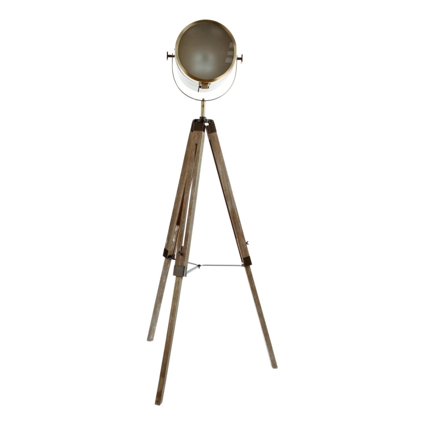 Atmosphera - Lámpara de pie EBOR 1xE27/25W/230V pino/latón