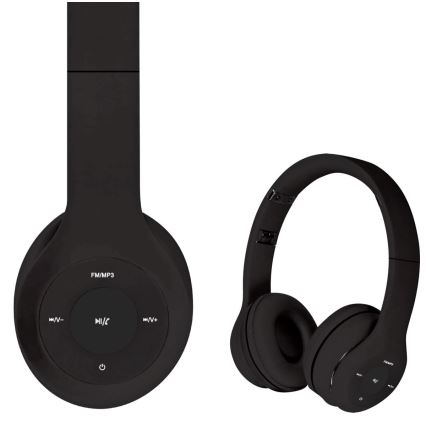 Audífonos inalámbricos con un micrófono 400 mAh negro