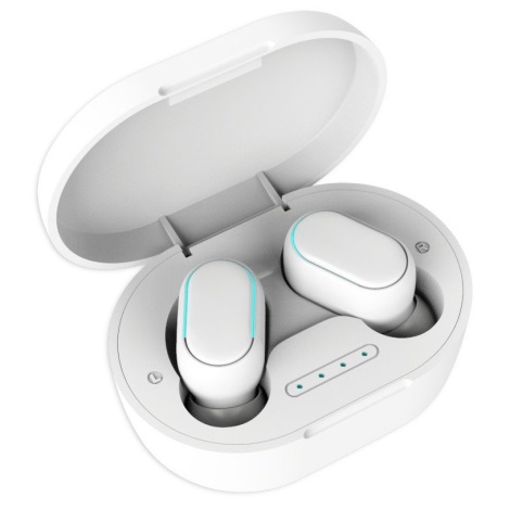 Auriculares inalámbricos impermeables A7s TWS Bluetooth blanco