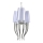 Azzardo AZ0028 - Lámpara colgante con cadena DIABLO 6xE14/11W/230V blanco