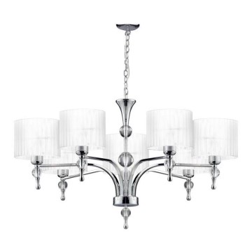 Azzardo AZ1106 - Lámpara araña con cadena IMPRESS 7xE27/60W/230V