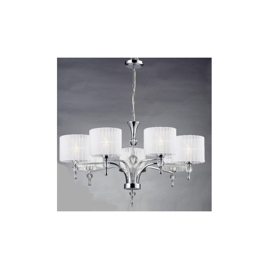 Azzardo AZ1106 - Lámpara araña con cadena IMPRESS 7xE27/60W/230V