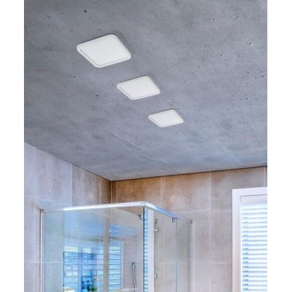 Azzardo AZ2837 - Lámpara empotrable de baño LED SLIM 1xLED/12W/230V IP44 CRI 90