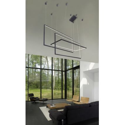 Azzardo AZ2914 - LED Araña colgante regulable METRIC 3xLED/135W/230V