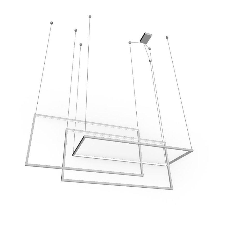 Azzardo AZ2915 - LED Lámpara colgante regulable METRIC 1xLED/135W/230V