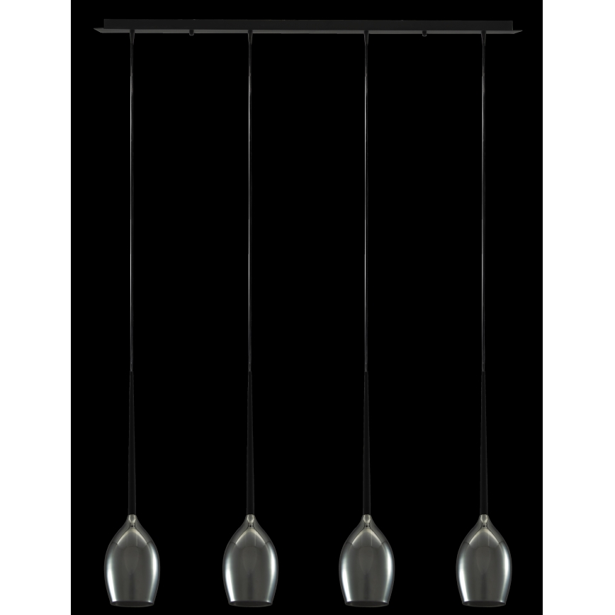 Azzardo AZ2938 - Lámpara suspendida con alambre IZZA 4xE14/40W/230V
