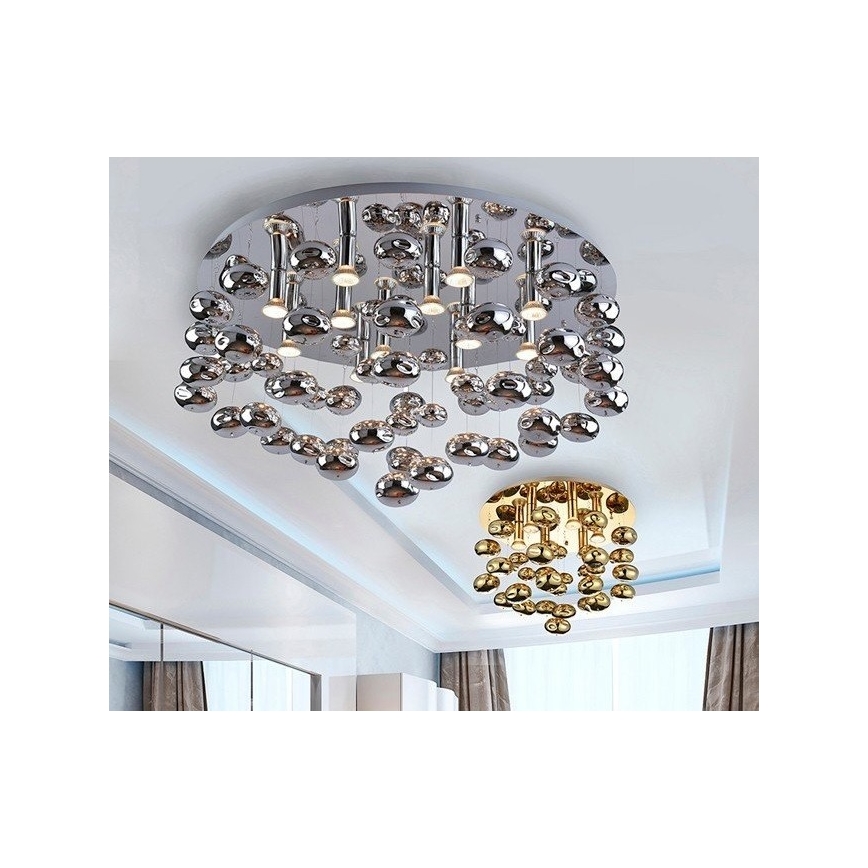 Azzardo AZ3072 - Plafón LUVIA 6xGU10/40W/230V
