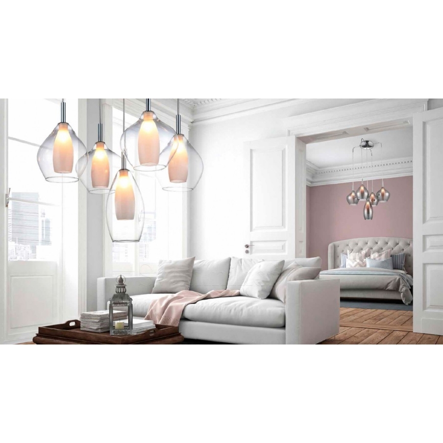 Azzardo AZ3075 - Lámpara colgante AMBER 3xG9/40W/230V