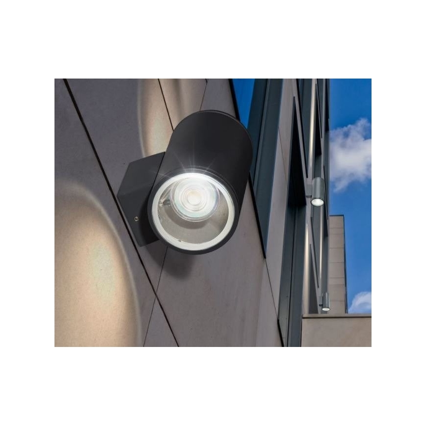 Azzardo AZ3320 - Aplique de exterior JOE 2xGU10/35W/230V IP54