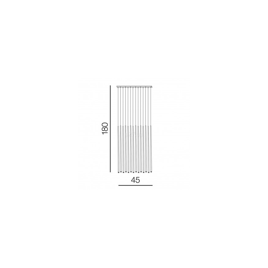 Azzardo AZ3424 - Lámpara LED colgante LOUISE 14xLED/3W/230V
