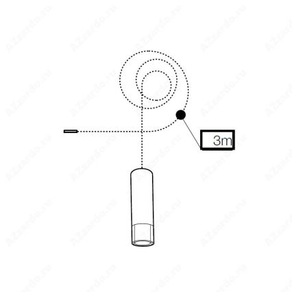 Azzardo AZ3457 - Suspensión ZIKO 1xG9/40W/230V