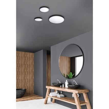 Azzardo AZ4238 - Plafón LED MALTA LED/18W/230V diá. 22,5 cm blanco