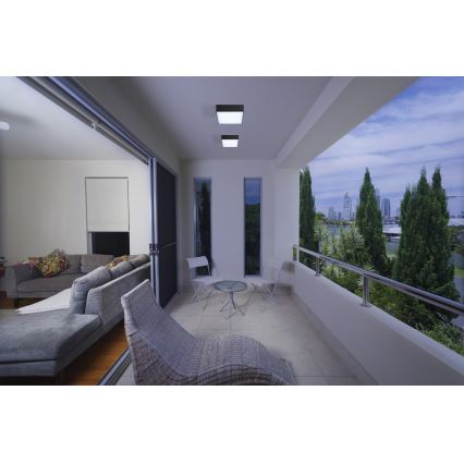 Azzardo AZ4497 - Plafón LED de exterior CASPER LED/15W/230V IP54 cuadrado