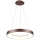 Azzardo AZ4998 - Lámpara LED colgante SANTANA LED/30W/230V marrón