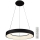 Azzardo AZ5008 - Lámpara de araña LED regulable SANTANA LED/50W/230V negro + control remoto