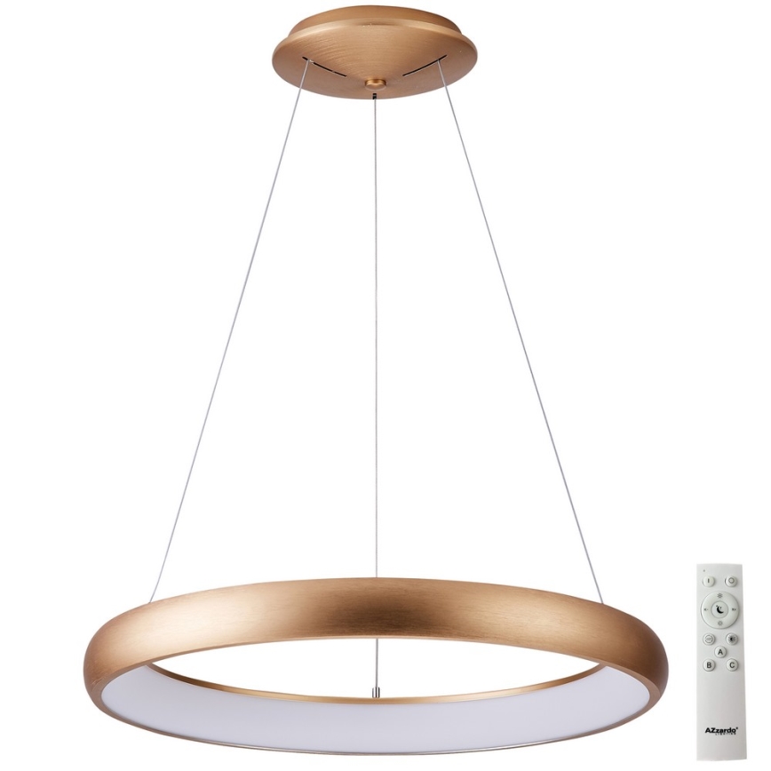 Azzardo AZ5061 - Lámpara de araña LED regulable ANTONIO LED/32W/230V dorado + CR
