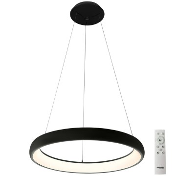Azzardo AZ5063 - Lámpara de araña LED regulable ANTONIO LED/50W/230V negro + control remoto