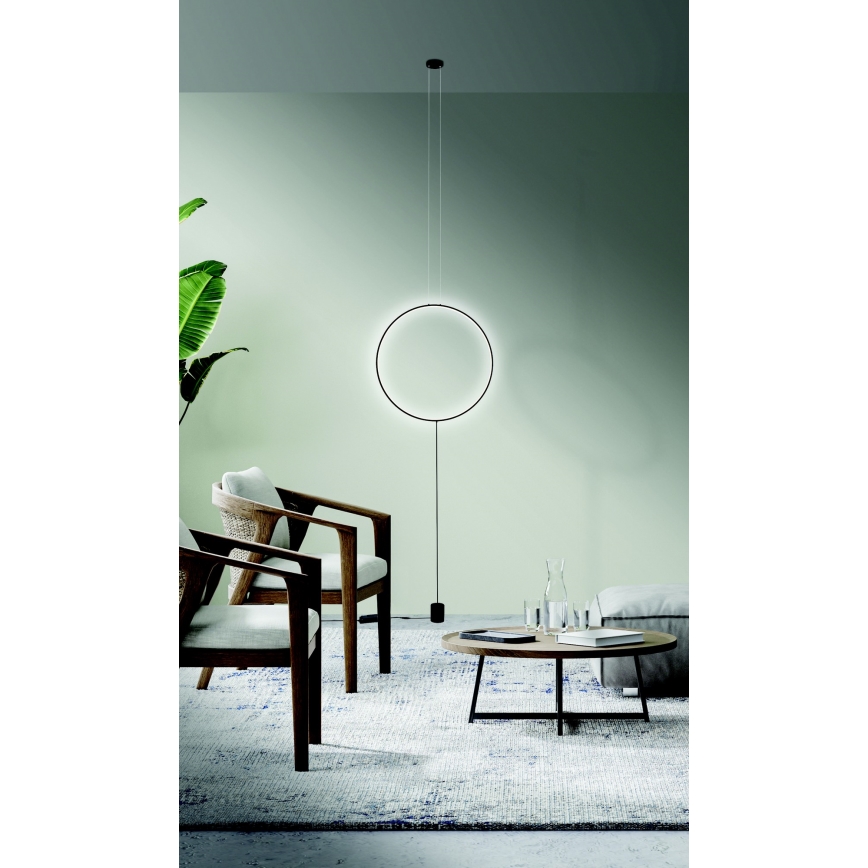 Azzardo AZ5264 - Lámpara de araña LED regulable CODUTTI LED/28W/230V negro