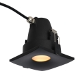 Azzardo AZ5392 - Lámpara empotrable de baño ROMOLO 1xGU10/50W/230V IP65 negro