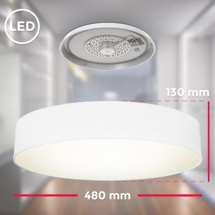 B.K. Licht 1394 - Plafón LED LED/20W/230V blanco