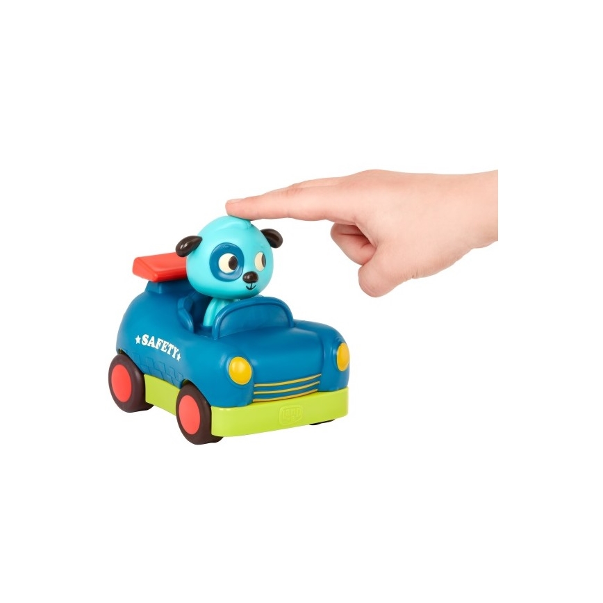 B-Toys - Coche con mando a distancia Dog Woofer 4xAA