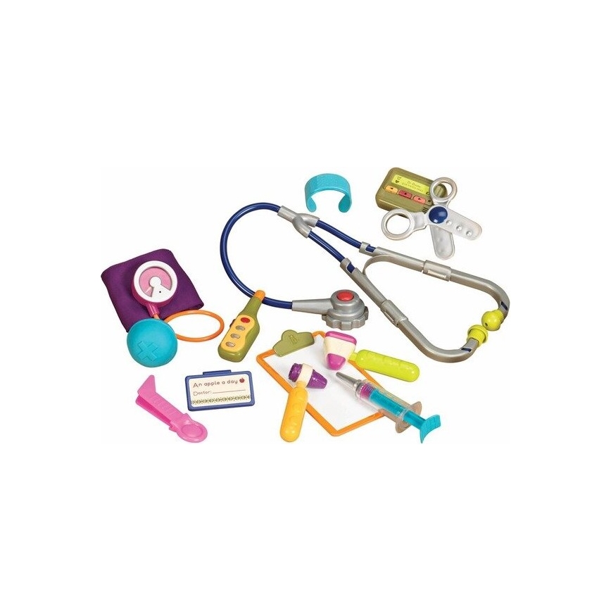B-Toys - Juego de maletín médico Dr. Doctor 2xAAA + 3xAG13
