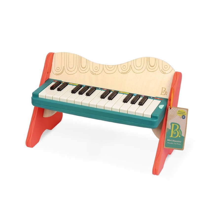 B-Toys - Piano de madera para niños Mini Maestro