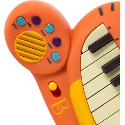 B-Toys - Piano infantil con micrófono Cat 4xAA