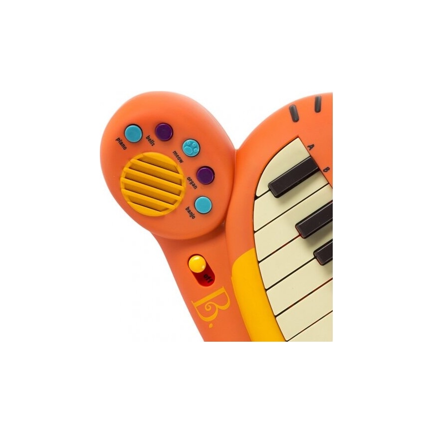 B-Toys - Piano infantil con micrófono Cat 4xAA