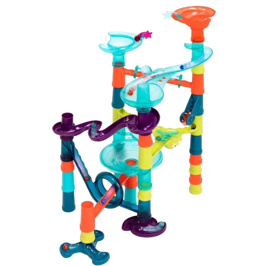 B-Toys - Pista de canicas MARBLE