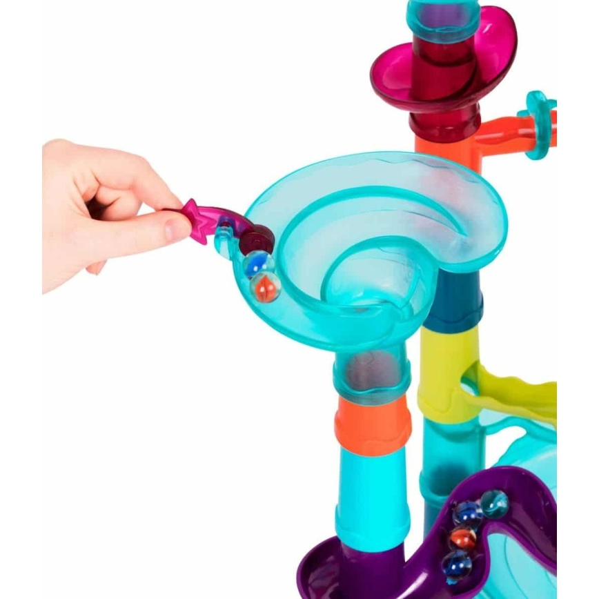 B-Toys - Pista de canicas MARBLE