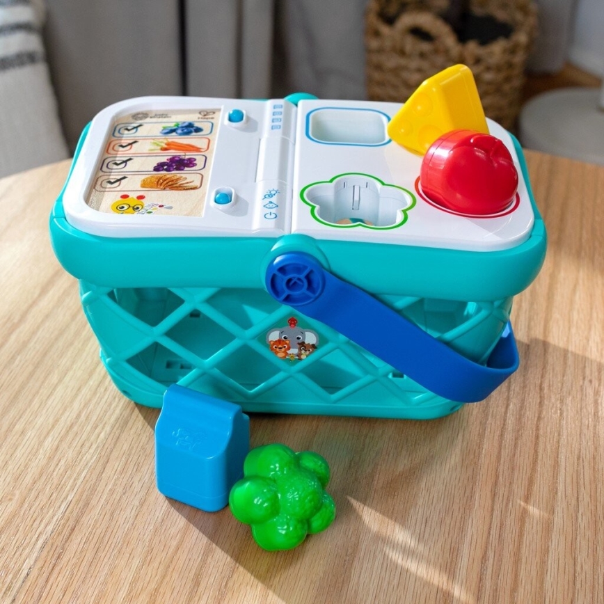 Baby Einstein - Cesta de compra interactiva para niños MAGIC TOUCH HAPE 3xAAA