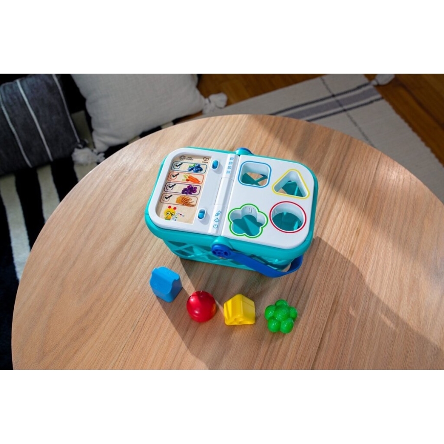Baby Einstein - Cesta de compra interactiva para niños MAGIC TOUCH HAPE 3xAAA