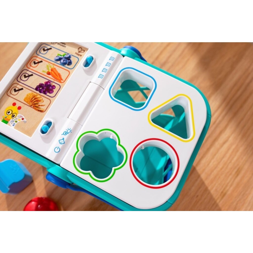 Baby Einstein - Cesta de compra interactiva para niños MAGIC TOUCH HAPE 3xAAA