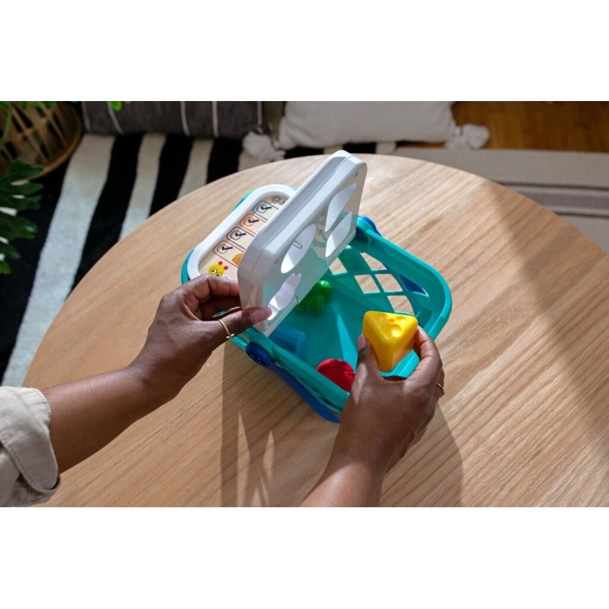 Baby Einstein - Cesta de compra interactiva para niños MAGIC TOUCH HAPE 3xAAA