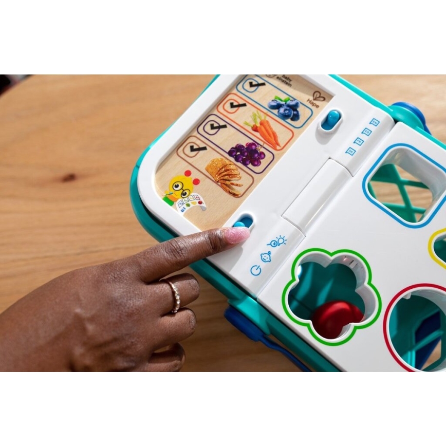 Baby Einstein - Cesta de compra interactiva para niños MAGIC TOUCH HAPE 3xAAA