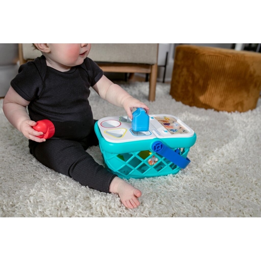 Baby Einstein - Cesta de compra interactiva para niños MAGIC TOUCH HAPE 3xAAA