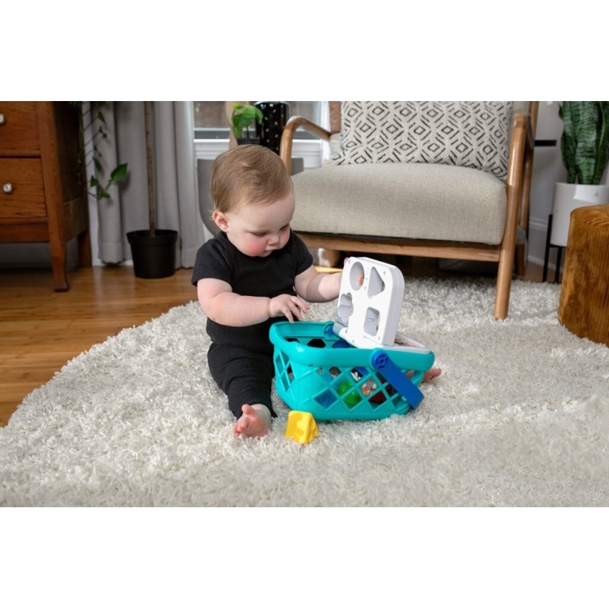 Baby Einstein - Cesta de compra interactiva para niños MAGIC TOUCH HAPE 3xAAA