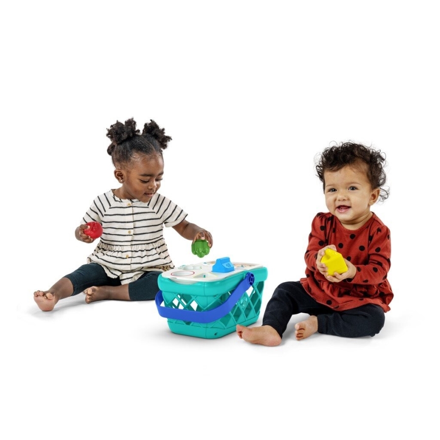 Baby Einstein - Cesta de compra interactiva para niños MAGIC TOUCH HAPE 3xAAA