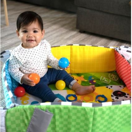 Baby Einstein - Manta de juego para niños 5en1 PATCH'S COLOR PLAYSPACE 3xAAA