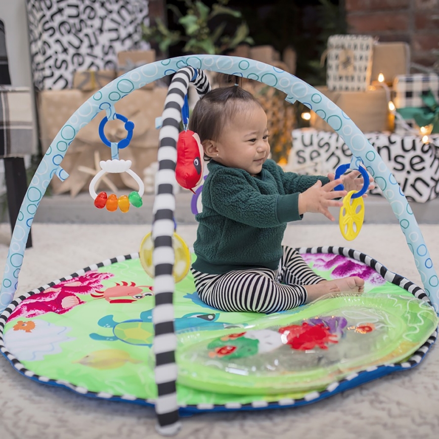 Baby Einstein - Manta de juego para niños Con alfombrilla de agua 2en1 SEA FLOOR EXPLORERS