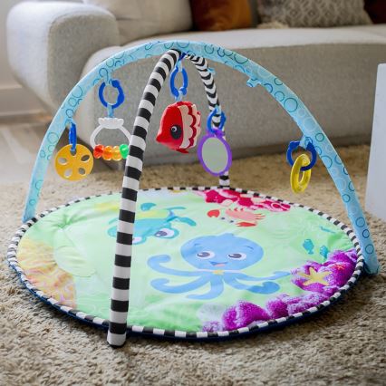 Baby Einstein - Manta de juego para niños Con alfombrilla de agua 2en1 SEA FLOOR EXPLORERS