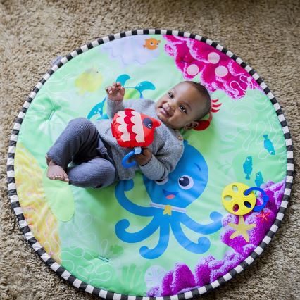 Baby Einstein - Manta de juego para niños Con alfombrilla de agua 2en1 SEA FLOOR EXPLORERS