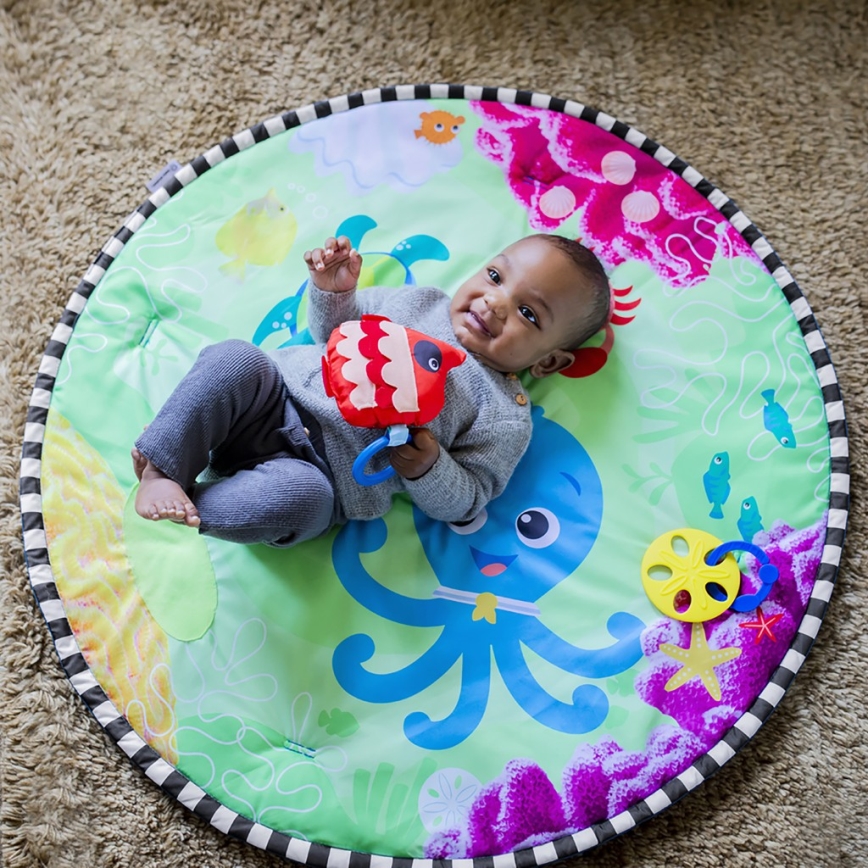 Baby Einstein - Manta de juego para niños Con alfombrilla de agua 2en1 SEA FLOOR EXPLORERS